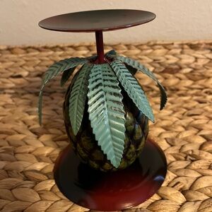 Decorative Metal Pineapple Candle Holder